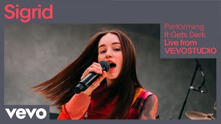 Sigrid  It Gets Dark Live  Vevo Studio Performance [upl. by Enywad]