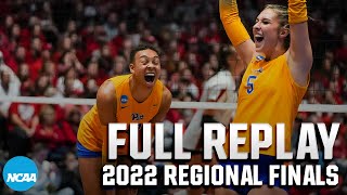 Pitt vs Wisconsin 2022 NCAA volleyball regional finals  FULL REPLAY [upl. by Alek]