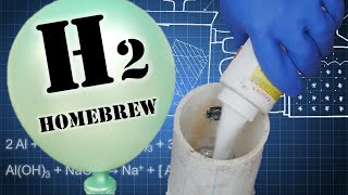 DIY Homemade Hydrogen Aluminum  Water  Lye [upl. by Trula]