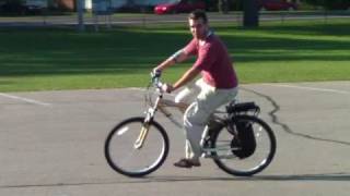 Electric Bike ebike kit using Crystalyte hub motor [upl. by Nairahcaz159]