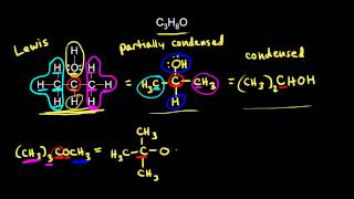 Condensed structures  Structure and bonding  Organic chemistry  Khan Academy [upl. by Annovahs769]