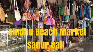 Sindhu Beach Market in Sanur Bali [upl. by Dode]