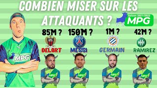 LIVE MPG  Combien Miser sur les attaquants  Guide Ligue 1 Mon Petit Gazon [upl. by Lattie]