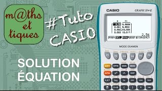 FONCTIONS  Déterminer un encadrement de la solution dune équation  Tutoriel CASIO [upl. by Berte]