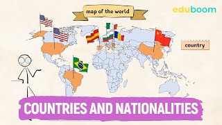 Countries and nationalities  Inglés en inglés  Principiantes [upl. by Avert773]