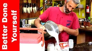 Sandor Katz Makes Yogurt  Fermentation Workshop Episode01 [upl. by Nylia]