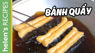 FRIED BREADSTICK Recipe  Banh Quay  Youtiao  Patongko  Helens Recipes [upl. by Llevert]