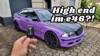 BMW E46 AUF STAND 2020 MIT ECHTEM KEYLESS GO  so einfach ist der Einbau [upl. by Ahsikyt196]