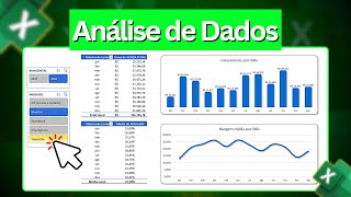 Como Fazer Análise de Dados no Excel  Planilha Grátis  Tabela Dinâmica e Gráficos [upl. by Megen973]