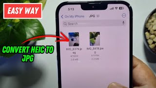 How To Convert HEIC to Jpg on iPhone 2024 Without any software or online [upl. by Janaya451]