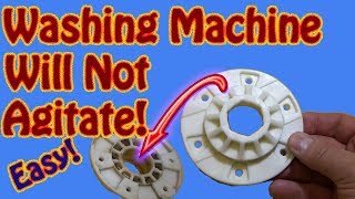 How to Repair a Maytag Bravos Washing Machine That Does Not Agitate Properly  Drum Hub Replacement [upl. by Idnam]