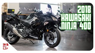 2018 Kawasaki Ninja 400  First Ride [upl. by Uaerraj]