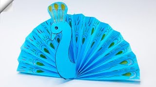 Paper toy Peacock  DIY paper crafts [upl. by Lucilia]