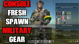 How To Edit amp Change Fresh Spawn Loadouts To Military Gear On DayZ Console amp PC Community Servers [upl. by Marsiella]