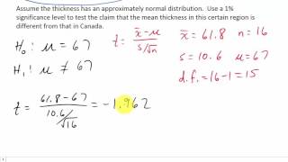 Hypothesis Testing Sigma Unknown Two Tailed PValue Method [upl. by Aidin759]