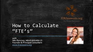 How to Calculate Full Time Equivalents FTEs in Your Business [upl. by Ppilihp]