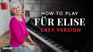 How To Play Für Elise Easy Piano Tutorial [upl. by Ellimak]