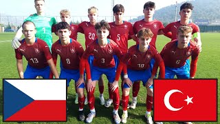 ČESKO VS TURECKO U16 PŘÁTELSKÉ UTKÁNÍ 2024 [upl. by Ragen52]