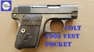 Colt 1908 Vest Pocket Hammerless  25 Auto [upl. by Apur]