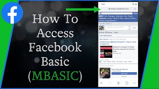 Basic Facebook MBASIC How To Switch To Facebooks Basic Version [upl. by Niarbo707]