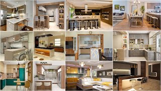 100 Open Kitchen Design 2024  Living Room Dining Room Combo Layout  Open Kitchen Bar Design Ideas [upl. by Akinoj]