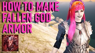 HOW TO MAKE FALLEN GOD BIS ARMOR EASY  Black Desert Online [upl. by Nosnaj212]