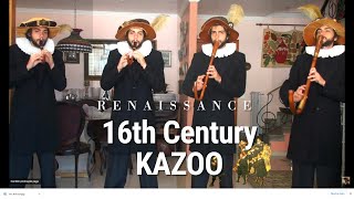 I played FOUR 16th Century KAZOOs Renaissance Italian theme [upl. by Buehler]