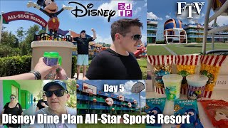 Disney Day 5 Cheapest Resort Tour amp The Dinning Package Value [upl. by Meekar767]