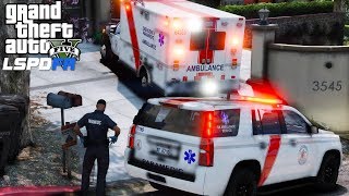 GTA 5 LSPDFR EMS 26  Los Santos EMS Supervisor Requesting An Ambulance [upl. by Eloccin]