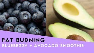 Blueberry  Avocado Fat Burning Smoothie Recipe [upl. by Solon]