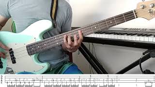 Estranghero by Cup of Joe  Bass Cover with Tabs [upl. by Ysabel]