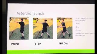 Overarm stationary throwing By Kahlee Power HLTH1002 [upl. by Koval]