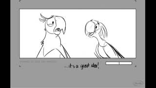 Rio Extras Invite scene storyboard [upl. by Oicul512]