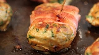 Chicken  Bacon and Herb Rissoles [upl. by Hendrick]