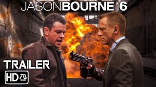 JASON BOURNE 6 REBOURNE HD Trailer 4 Matt Damon Daniel Craig  James Bond Crossover Fan Made [upl. by Notnad]