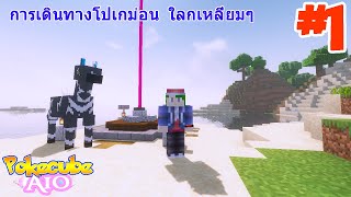 Minecraft Pokecube AIO 1 การเดินทางโปเกม่อน ใลกเหลี่ยมๆ [upl. by Uhayile]