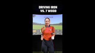 Driving Iron vs 7 Wood with Hannah Gregg [upl. by Sasnak]