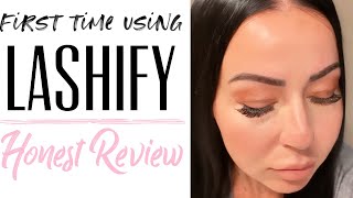 HOW TO APPLY LASHIFY FOR BEGINNERS  STEP BY STEP MY FIRST TIME  HONEST REVIEW [upl. by Nomi]