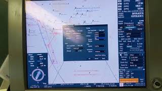 DR position in Ecdis  Dead reckoning position setting in JRC ECDIS [upl. by Nylednarb890]