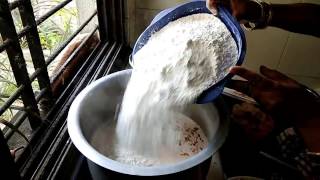 How to make Rice Papad  Chaval ke papad  Tandalache papad [upl. by Garaway660]