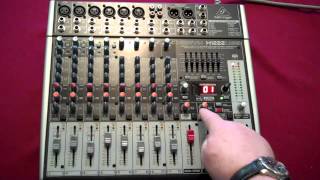 Behringer Xenyx X1222USB Mixer [upl. by Oettam]