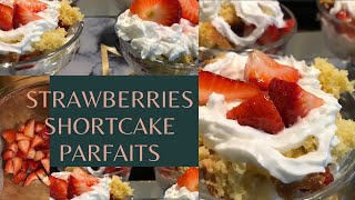 MINI STRAWBERRY SHORTCAKE PARFAITS [upl. by Liddie952]