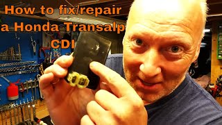 How to fixrepair a Honda Transalp 600 CDI [upl. by Naples111]