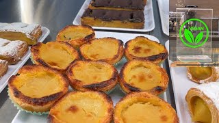 Vegan Pastel de Nata  Pastelaria Tupi Review [upl. by Latif]