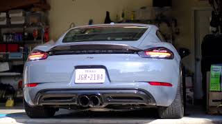 2017 Porsche 718 Cayman Base  Soul Performance Downpipe [upl. by Eendyc]