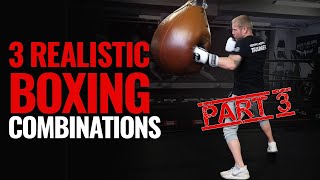 3 Realistic Boxing Combinations you should Practice  Part 3 [upl. by Nelyahs877]