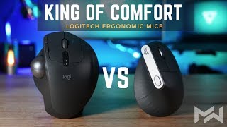 Still THE BEST Ergonomic Mouse Logitech MX Ergo vs MX Vertical  Comparison Review [upl. by Yolanthe984]