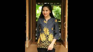 Model Baju Batik Wanita Yang Cocok Untuk Kerja [upl. by Etnuahs129]