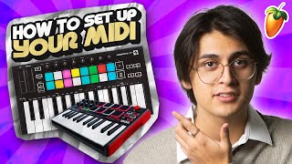 How To Set Up MIDI on FL Studio 20 2023 [upl. by Jonette]