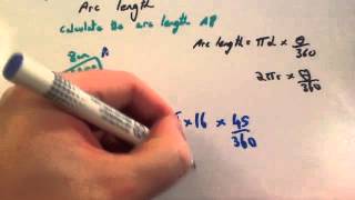 Arc Length  Corbettmaths [upl. by Alah]